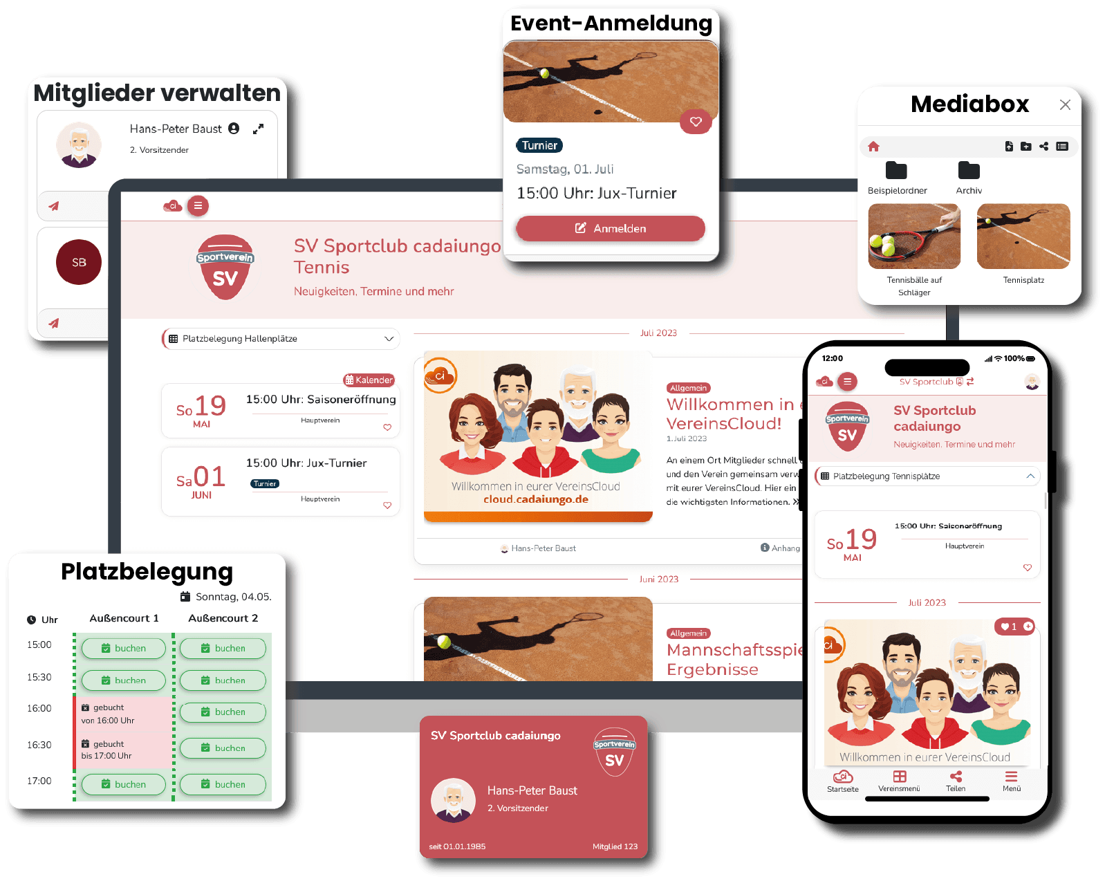 VereinsCloud, eure Plattform für den Verein